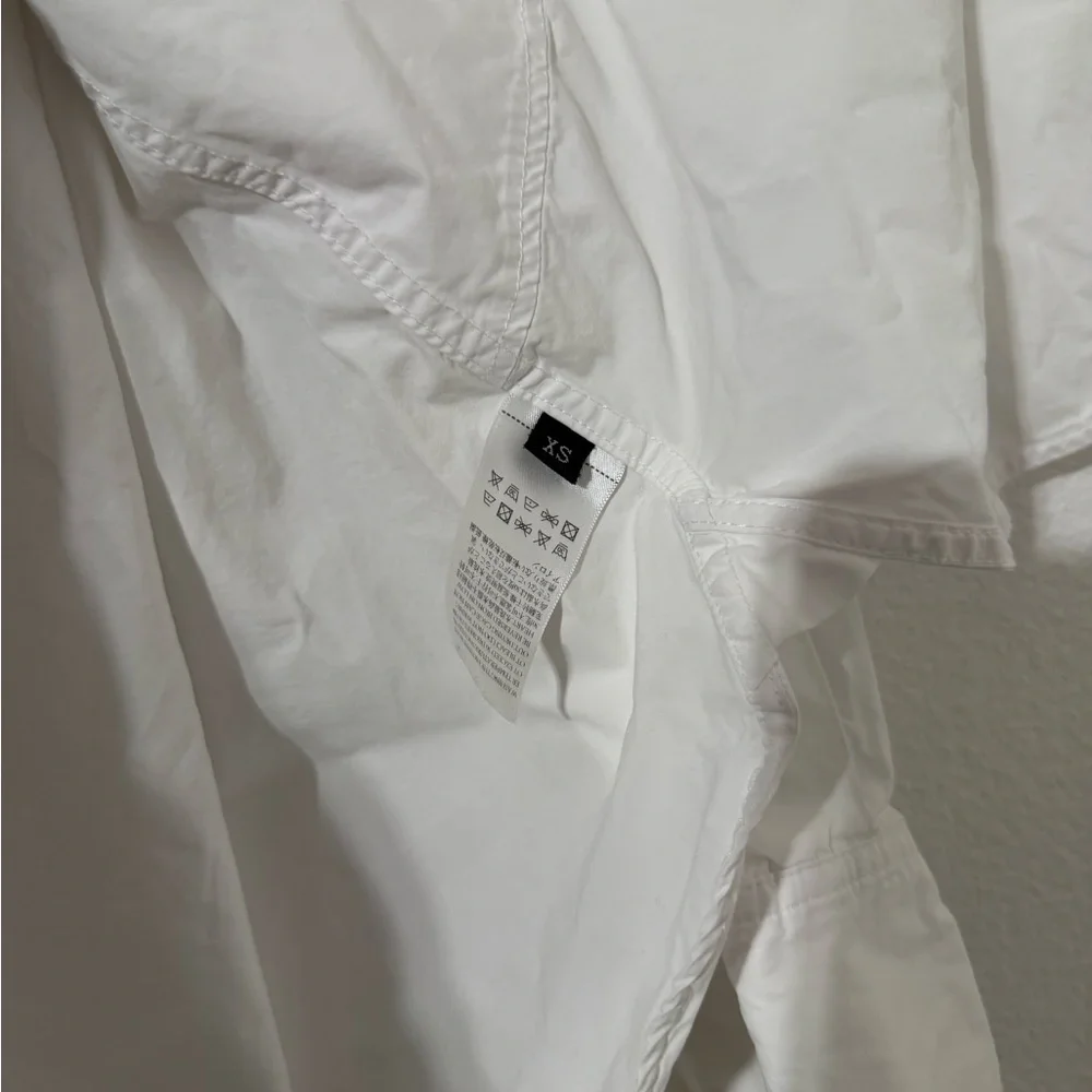 Women's White Button Down Shirt - Picture 7 of 7